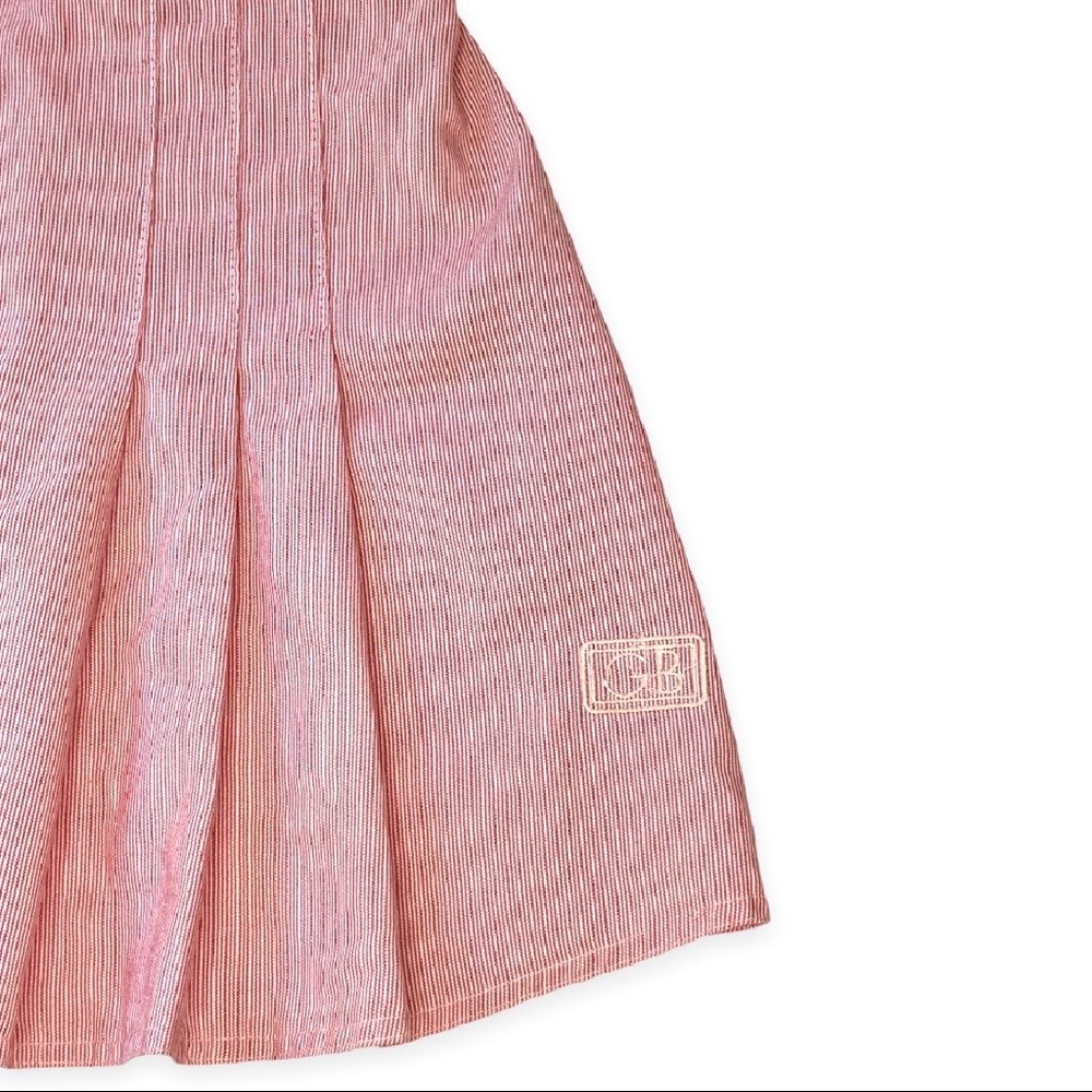 Vtg. Geoffrey Beene Sport | 💎 1970’s High Waisted Candy-striper Tennis Skirt.